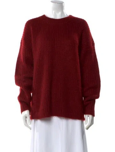Pre-owned Lapointe Crew Neck Sweater In Red
