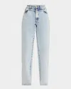 Lapointe Denim Double Seam Pants In Stoned Denim