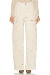 Lapointe Denim Jean In Ecru