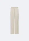 Lapointe Doubleface Satin Drawstring Pant In Sand
