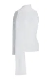 Lapointe Draped Crepe Top