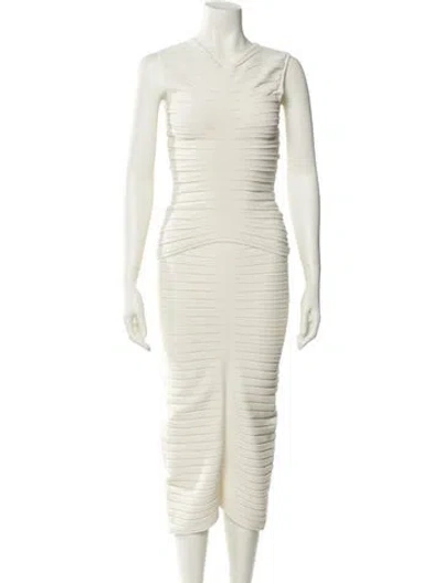 Pre-owned Lapointe Dress Set In Neutral
