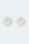 Lapointe Feather Cuffs In Off White