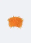 Lapointe Feather Tube Top In Tangerine