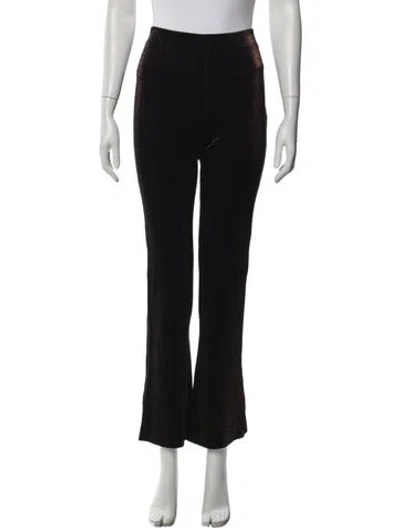 Pre-owned Lapointe Flared Pants In Black