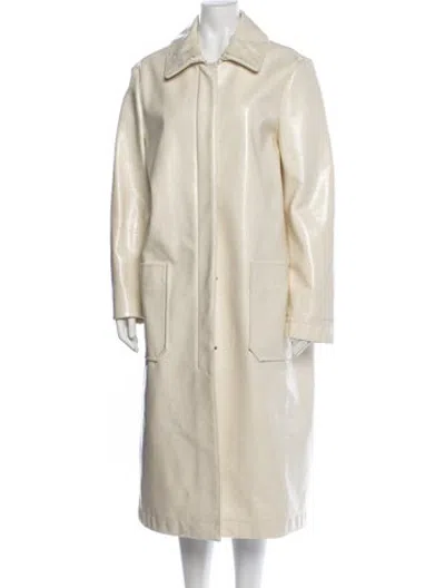 Pre-owned Lapointe Fox Coat In Neutrals