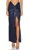 LAPOINTE FRONT TWIST SARONG SKIRT