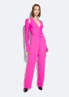 Lapointe Georgette Drawstring Pant In Fuchsia