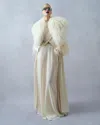 Lapointe Georgette Mock Neck Maxi Top