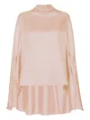 Lapointe Halterneck Blouse In Pink