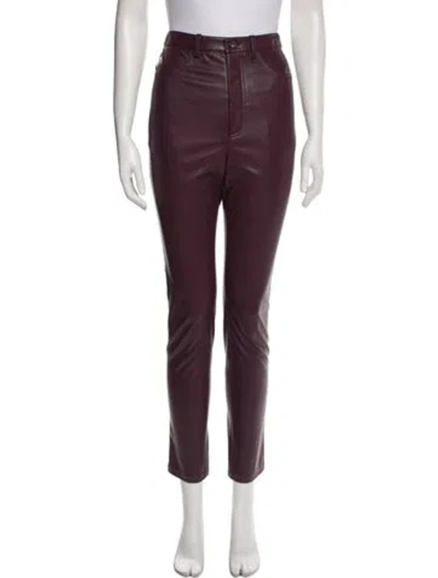 Pre-owned Lapointe High-rise Skinny Leg Jeans In Purple