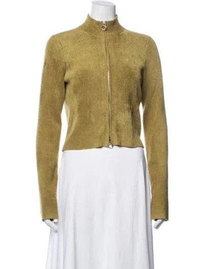 Pre-owned Lapointe Jacket In Green