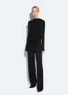 Lapointe Jersey Blouson Top In Black