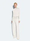 Lapointe Jersey Blouson Top In Cream