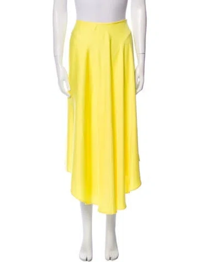 Pre-owned Lapointe Knee-length Skirt W/ Tags In Yellow