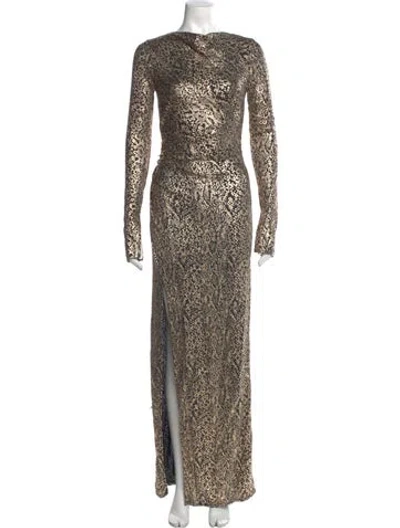 Pre-owned Lapointe Lace Pattern Long Dress W/ Tags In Multi
