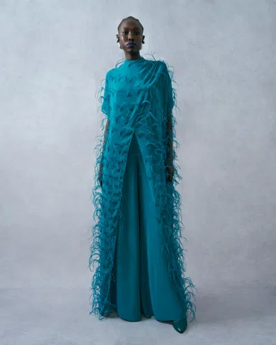 Lapointe Lightweight Georgette Wide Leg Pant With Pockets