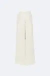 Lapointe Lightweight Georgette Wide Leg Pant With Pockets In Cream
