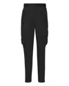 Lapointe Lightweight Wool Tapered Utility Pant In Black