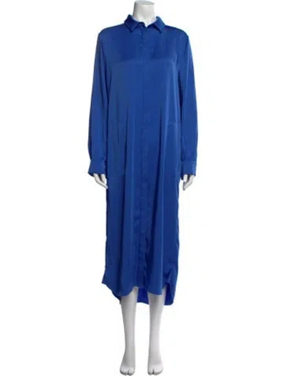 Pre-owned Lapointe Long Dress In Blue