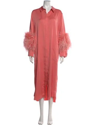 Pre-owned Lapointe Long Dress In Orange