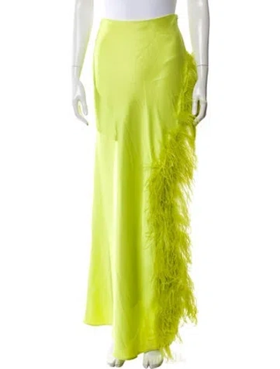 Pre-owned Lapointe Long Skirt In Green