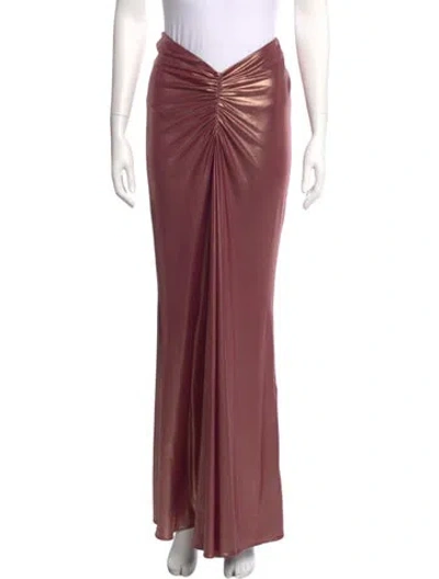 Pre-owned Lapointe Long Skirt In Pink