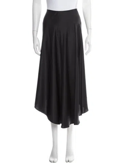 Pre-owned Lapointe Long Skirt W/ Tags In Black
