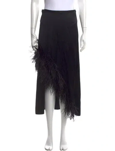 Pre-owned Lapointe Long Skirt W/ Tags In Black
