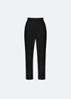 Lapointe Matte Crepe Trouser In Black