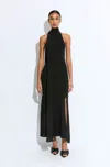 Lapointe Matte Viscose Halterneck Dress