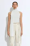 Lapointe Matte Viscose Halterneck Top