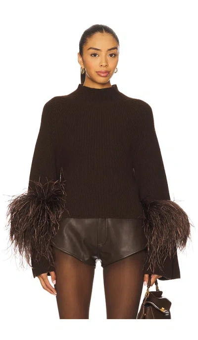 LAPOINTE MERINO MOCK NECK SWEATER