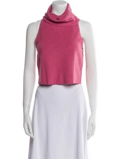 Pre-owned Lapointe Merino Wool Turtleneck Sweater W/ Tags In Pink