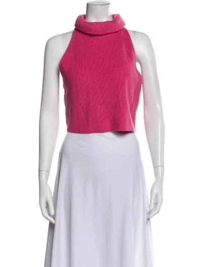 Pre-owned Lapointe Merino Wool Turtleneck Sweater W/ Tags In Pink