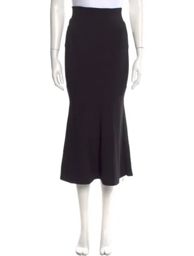 Pre-owned Lapointe Midi Length Skirt In Black