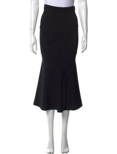 Pre-owned Lapointe Midi Length Skirt In Black