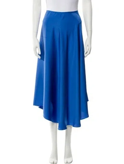 Pre-owned Lapointe Midi Length Skirt In Blue