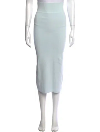 Pre-owned Lapointe Midi Length Skirt In Blue