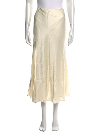 Pre-owned Lapointe Midi Length Skirt In Neutrals