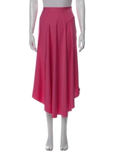 Pre-owned Lapointe Midi Length Skirt In Pink