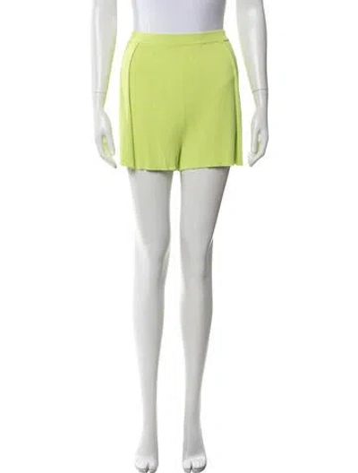 Pre-owned Lapointe Mini Shorts In Green