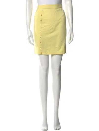 Pre-owned Lapointe Mini Skirt In Green