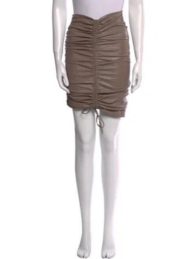Pre-owned Lapointe Mini Skirt W/ Tags In Neutral