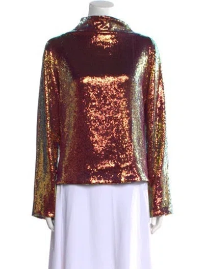 Pre-owned Lapointe Mock Neck Long Sleeve Blouse W/ Tags