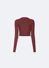 Lapointe Modal Jersey Dolman Tee In Merlot
