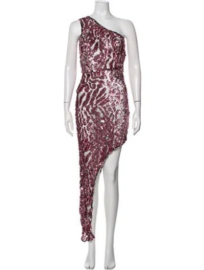 Pre-owned Lapointe Nylon Midi Length Dress In Purple