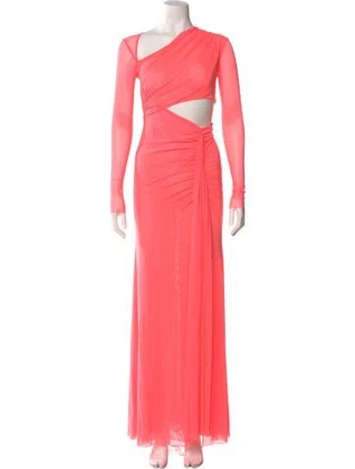 Pre-owned Lapointe One-shoulder Long Dress W/ Tags In Pink