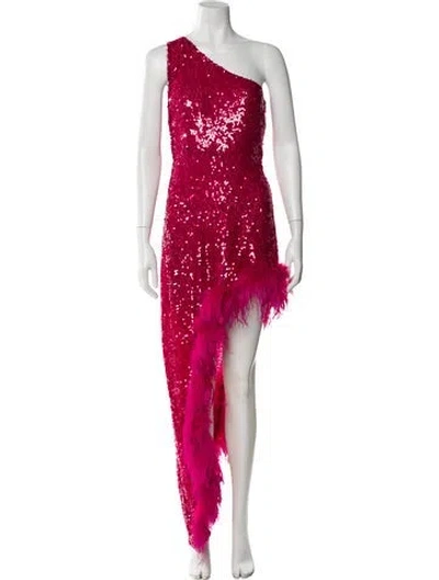 Pre-owned Lapointe One-shoulder Long Dress W/ Tags In Pink