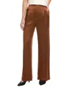 Lapointe Organic Silk Relaxed Pant In Brown